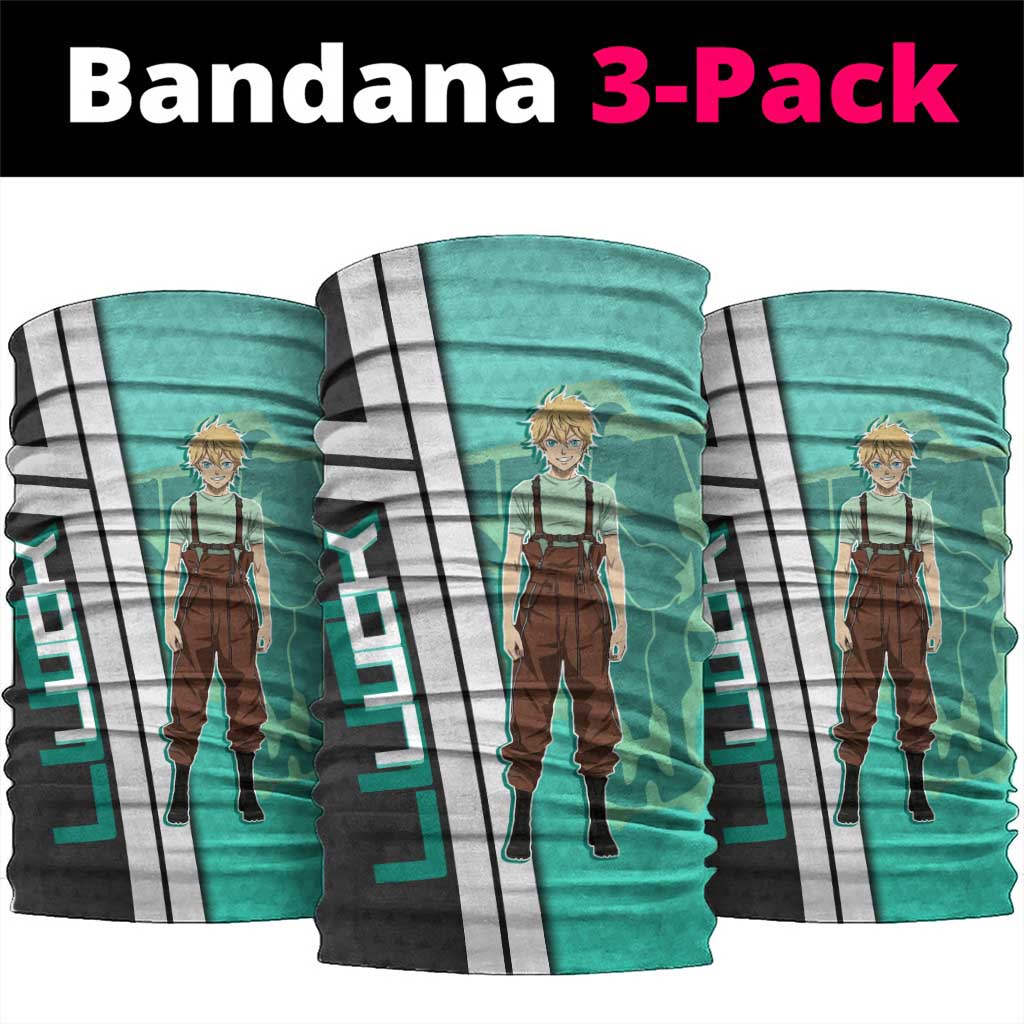 Black Clover Luck Voltia Neck Gaiter Modern Anime Poster Style