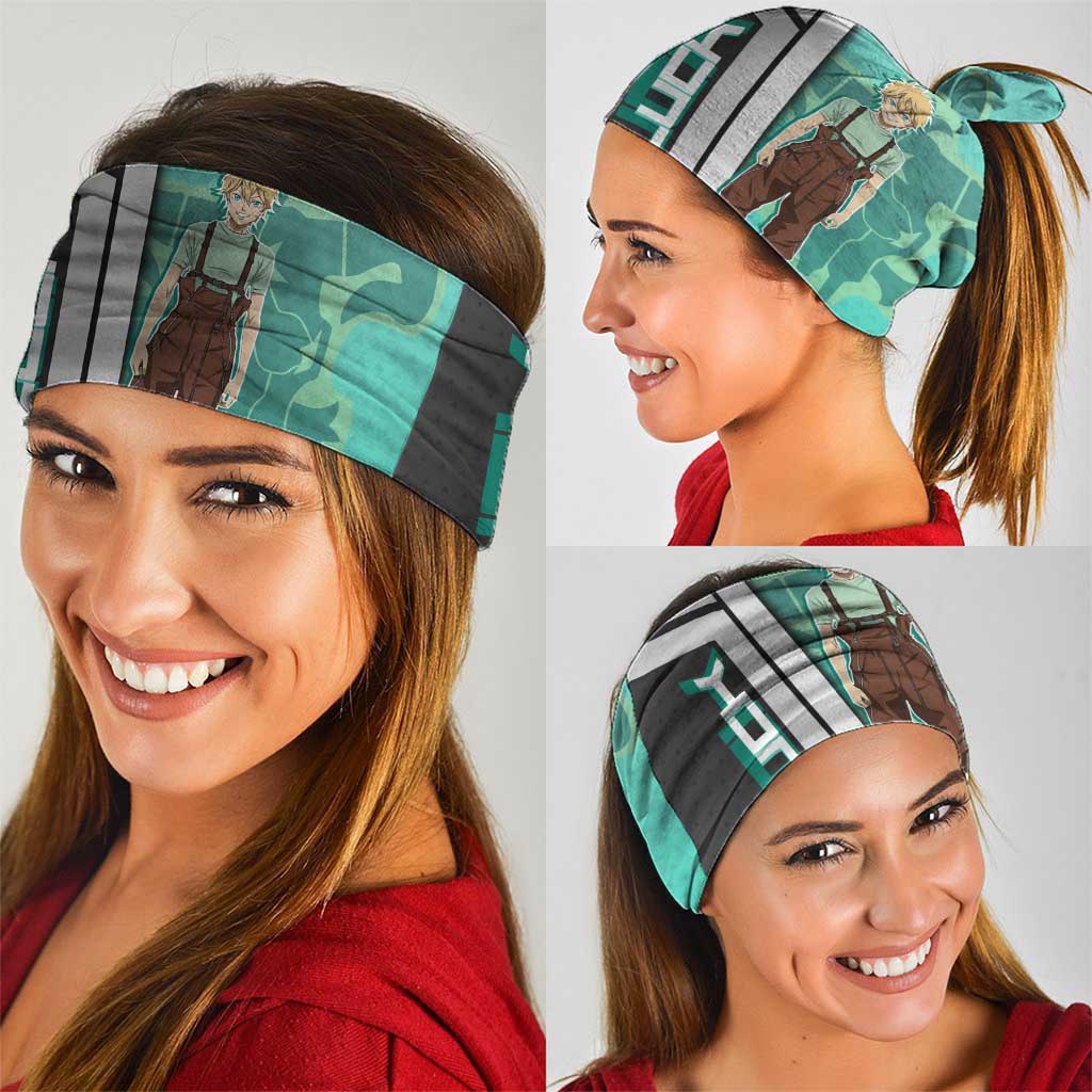 Black Clover Luck Voltia Neck Gaiter Modern Anime Poster Style