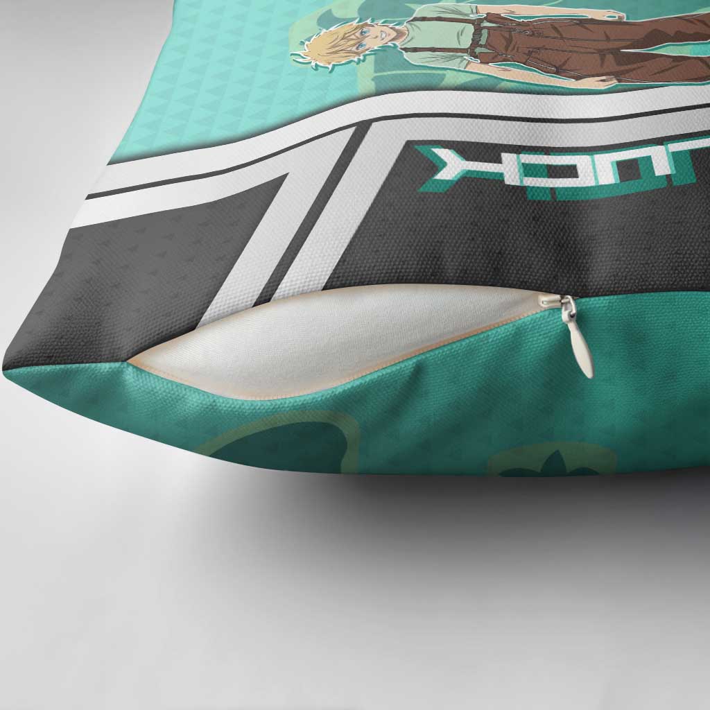 Black Clover Luck Voltia Pillow Cover Modern Anime Poster Style