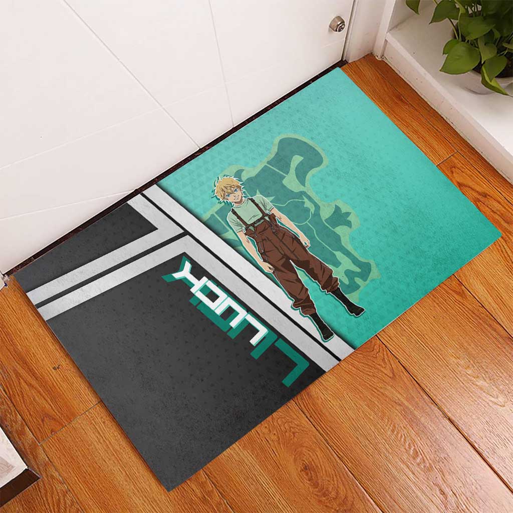 Black Clover Luck Voltia Rubber Doormat Modern Anime Poster Style