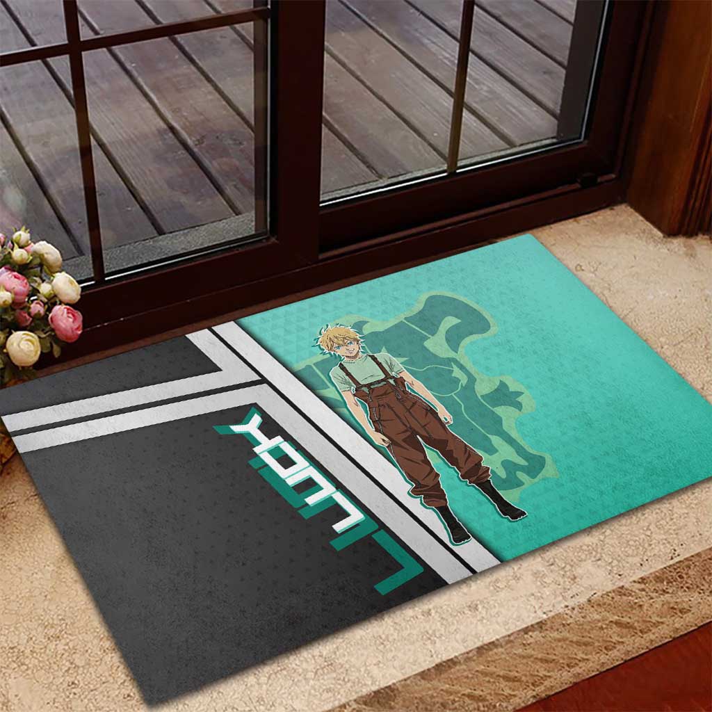 Black Clover Luck Voltia Rubber Doormat Modern Anime Poster Style