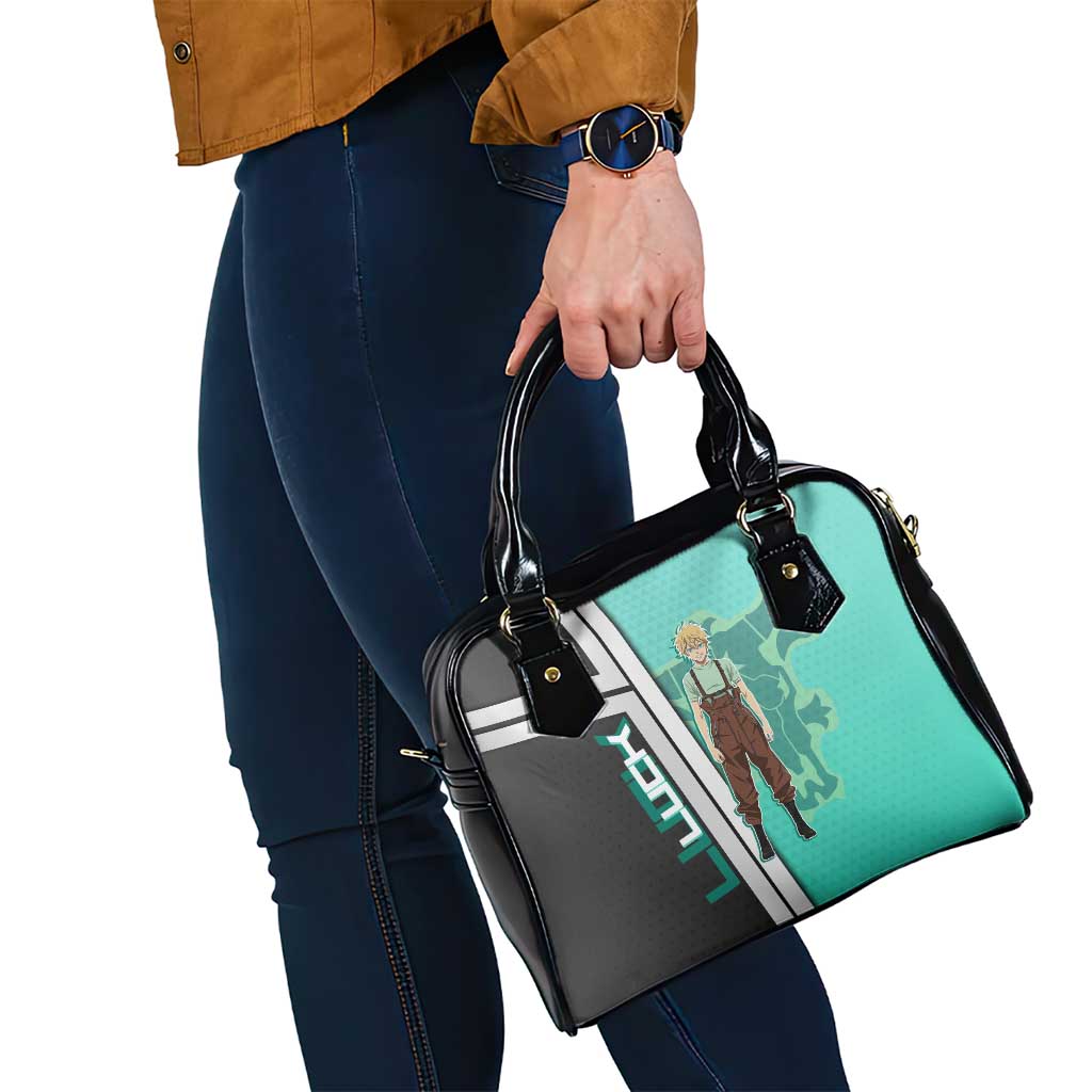 Black Clover Luck Voltia Shoulder Handbag Modern Anime Poster Style