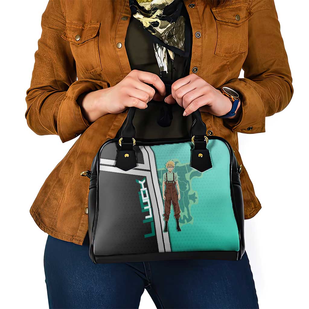 Black Clover Luck Voltia Shoulder Handbag Modern Anime Poster Style