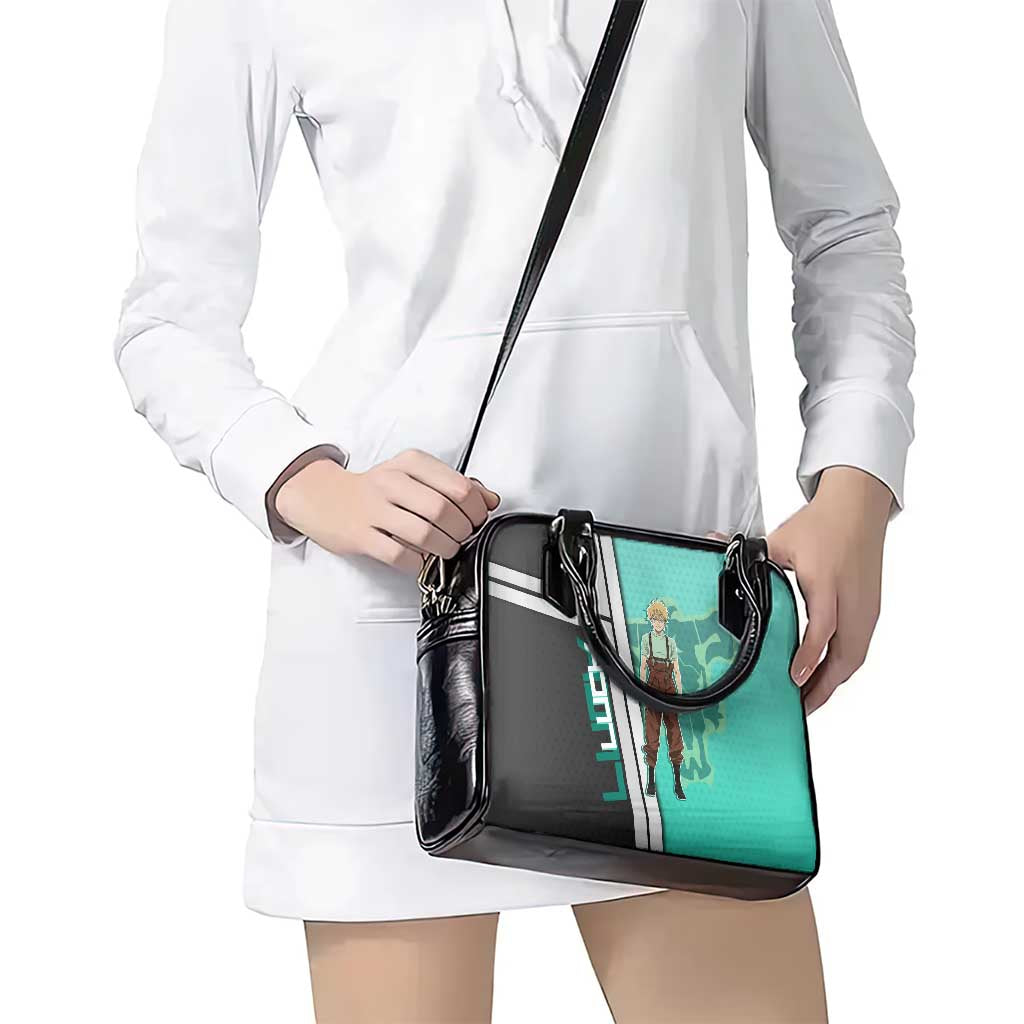 Black Clover Luck Voltia Shoulder Handbag Modern Anime Poster Style