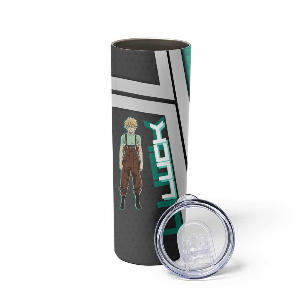 Black Clover Luck Voltia Skinny Tumbler Modern Anime Poster Style