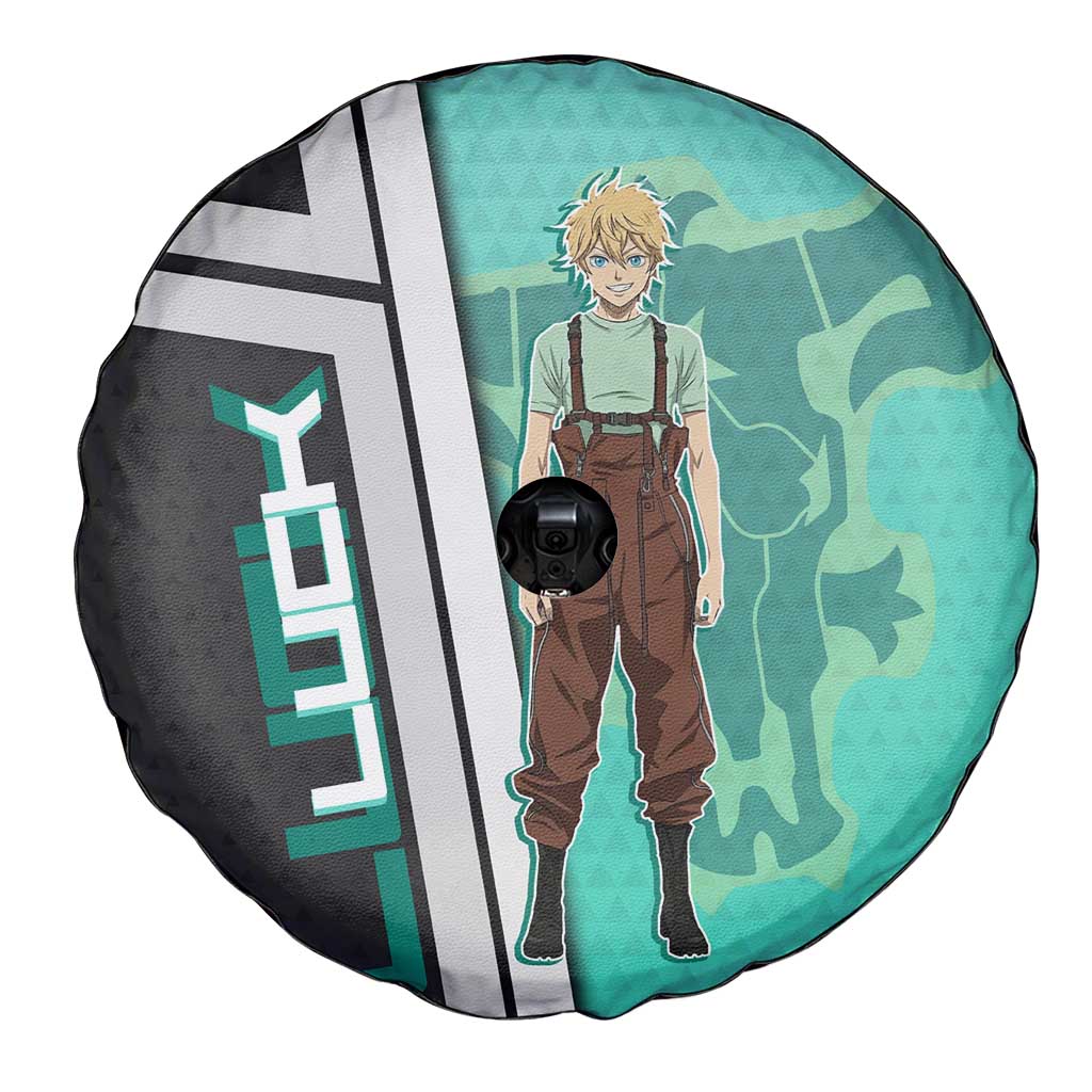 Black Clover Luck Voltia Spare Tire Cover Modern Anime Poster Style