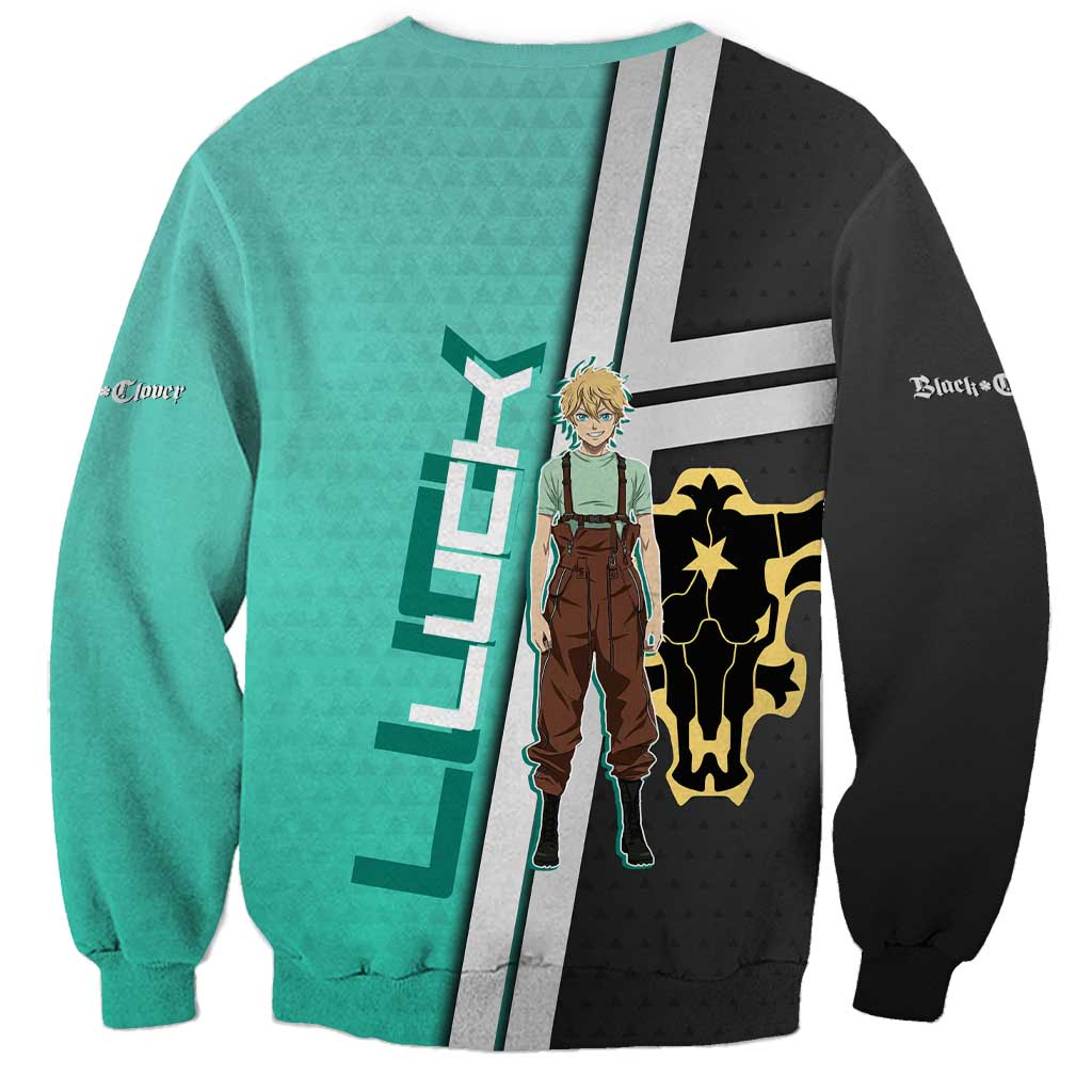 Black Clover Luck Voltia Sweatshirt Modern Anime Poster Style