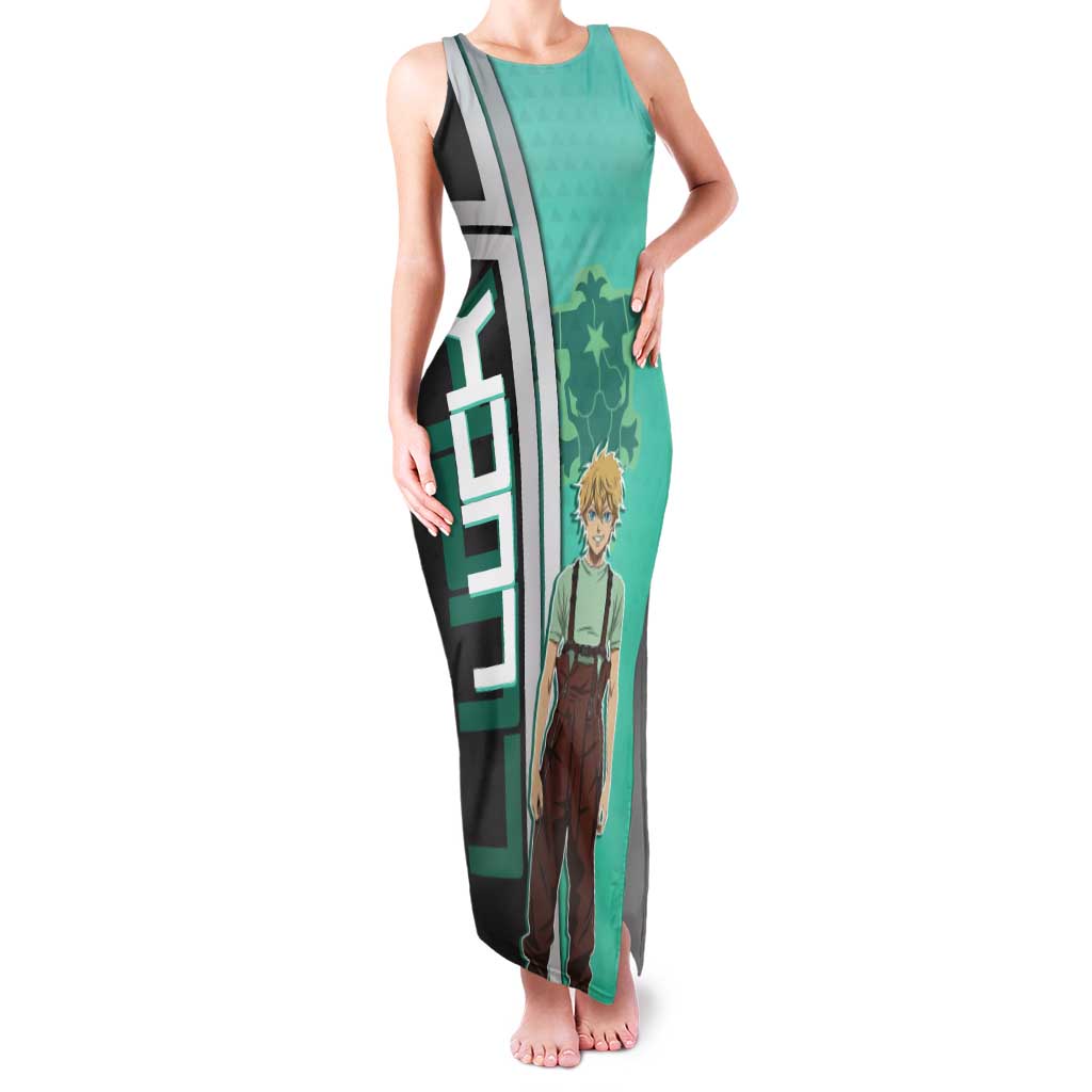 Black Clover Luck Voltia Tank Maxi Dress Modern Anime Poster Style