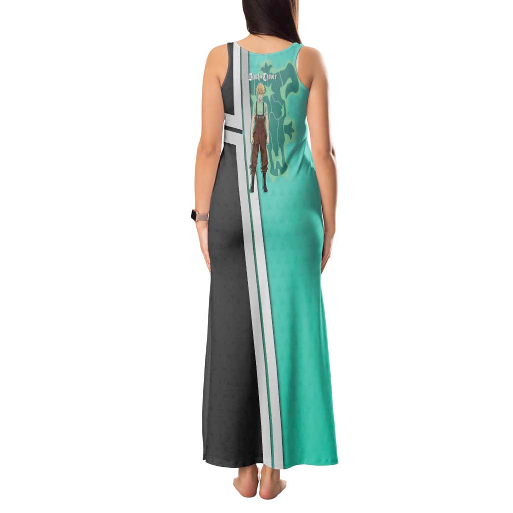 Black Clover Luck Voltia Tank Maxi Dress Modern Anime Poster Style