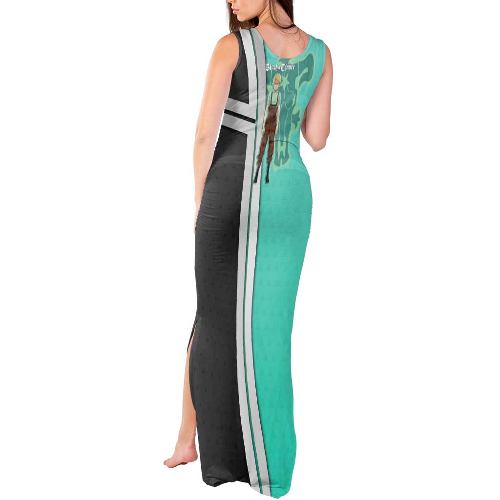 Black Clover Luck Voltia Tank Maxi Dress Modern Anime Poster Style