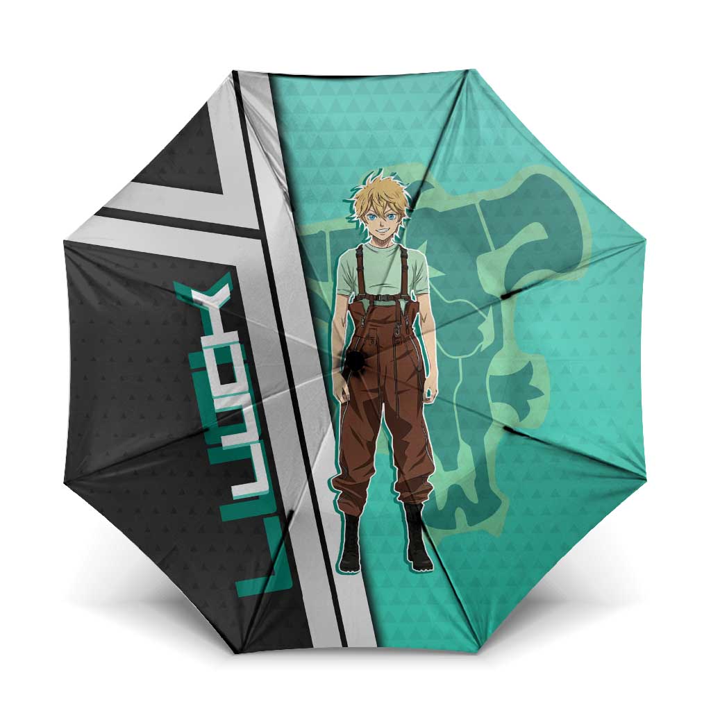 Black Clover Luck Voltia Umbrella Modern Anime Poster Style