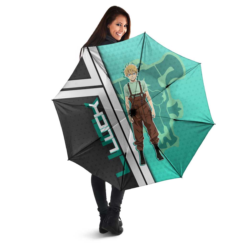 Black Clover Luck Voltia Umbrella Modern Anime Poster Style
