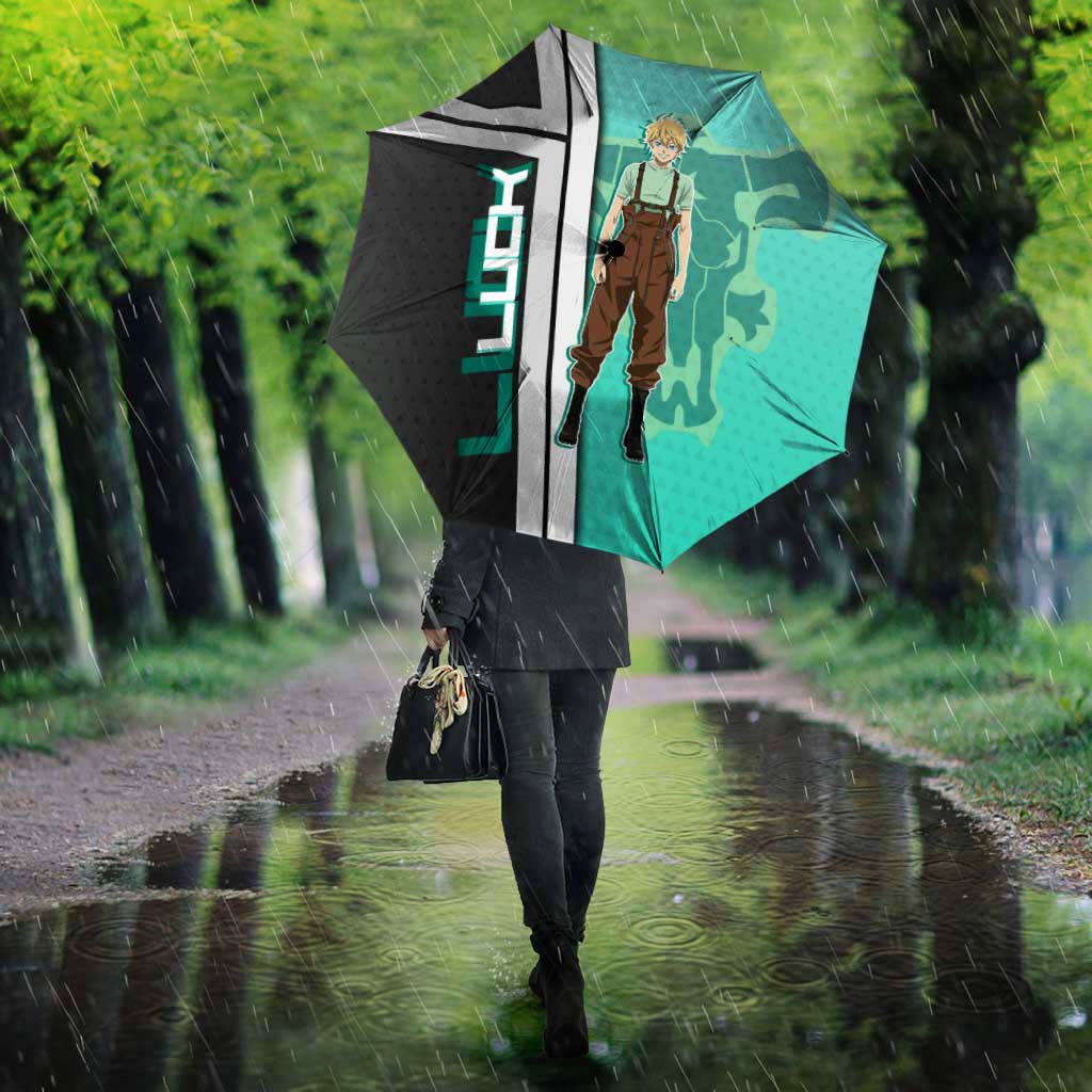 Black Clover Luck Voltia Umbrella Modern Anime Poster Style