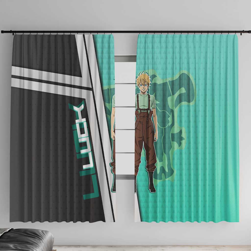 Black Clover Luck Voltia Window Curtain Modern Anime Poster Style