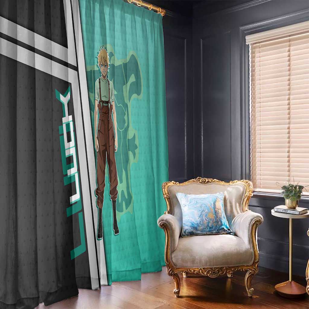 Black Clover Luck Voltia Window Curtain Modern Anime Poster Style