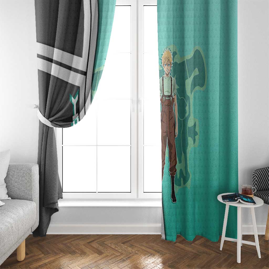 Black Clover Luck Voltia Window Curtain Modern Anime Poster Style