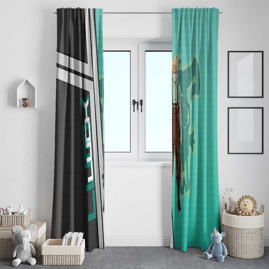 Black Clover Luck Voltia Window Curtain Modern Anime Poster Style