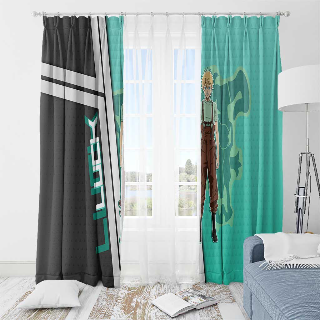 Black Clover Luck Voltia Window Curtain Modern Anime Poster Style