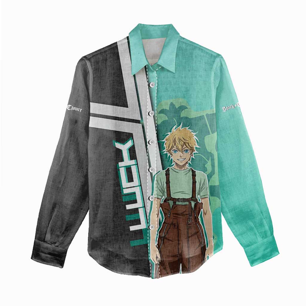 Black Clover Luck Voltia Women Casual Shirt Modern Anime Poster Style