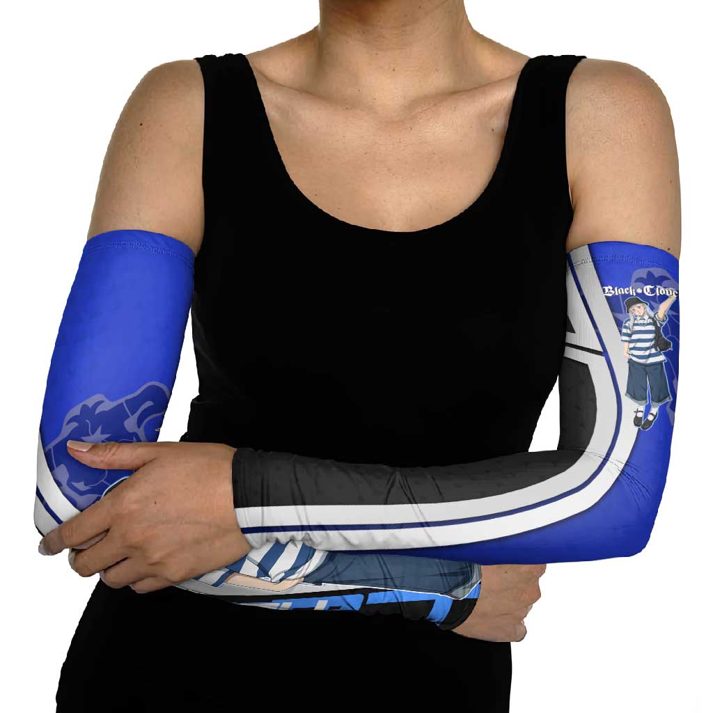Black Clover Noelle Silva Arm Sleeves Urban Streetwear Anime Style