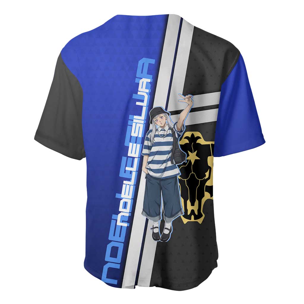 Black Clover Noelle Silva Baseball Jersey Urban Streetwear Anime Style