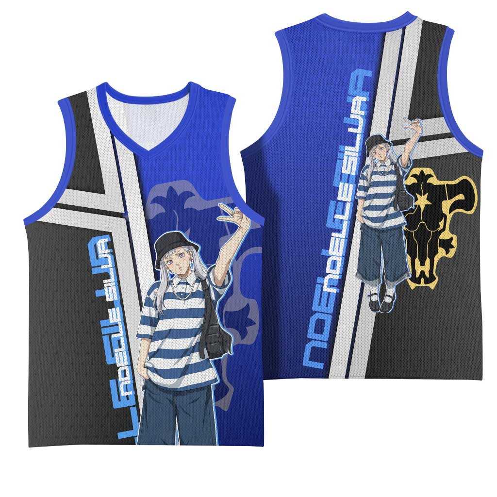 Black Clover Noelle Silva Basketball Jersey Urban Streetwear Anime Style