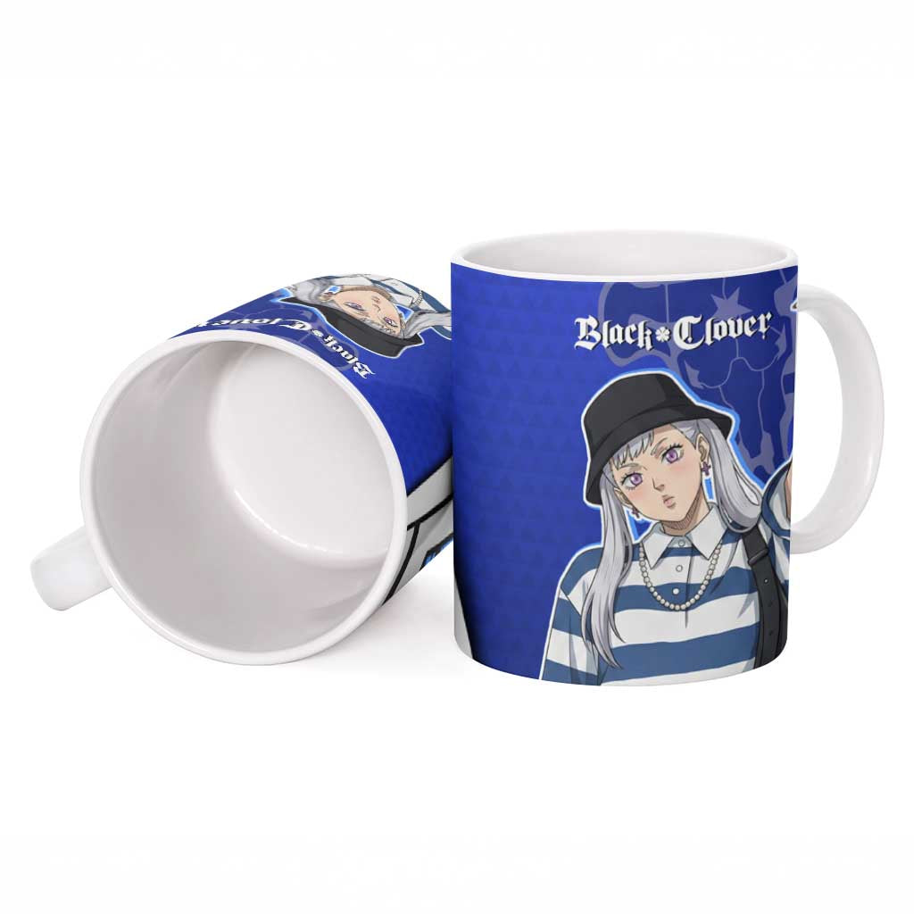 Black Clover Noelle Silva Ceramic Mug Urban Streetwear Anime Style