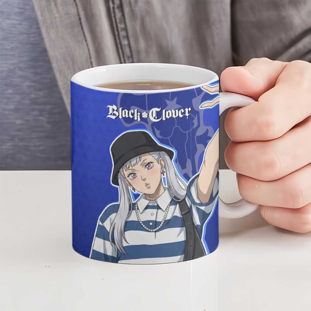 Black Clover Noelle Silva Ceramic Mug Urban Streetwear Anime Style
