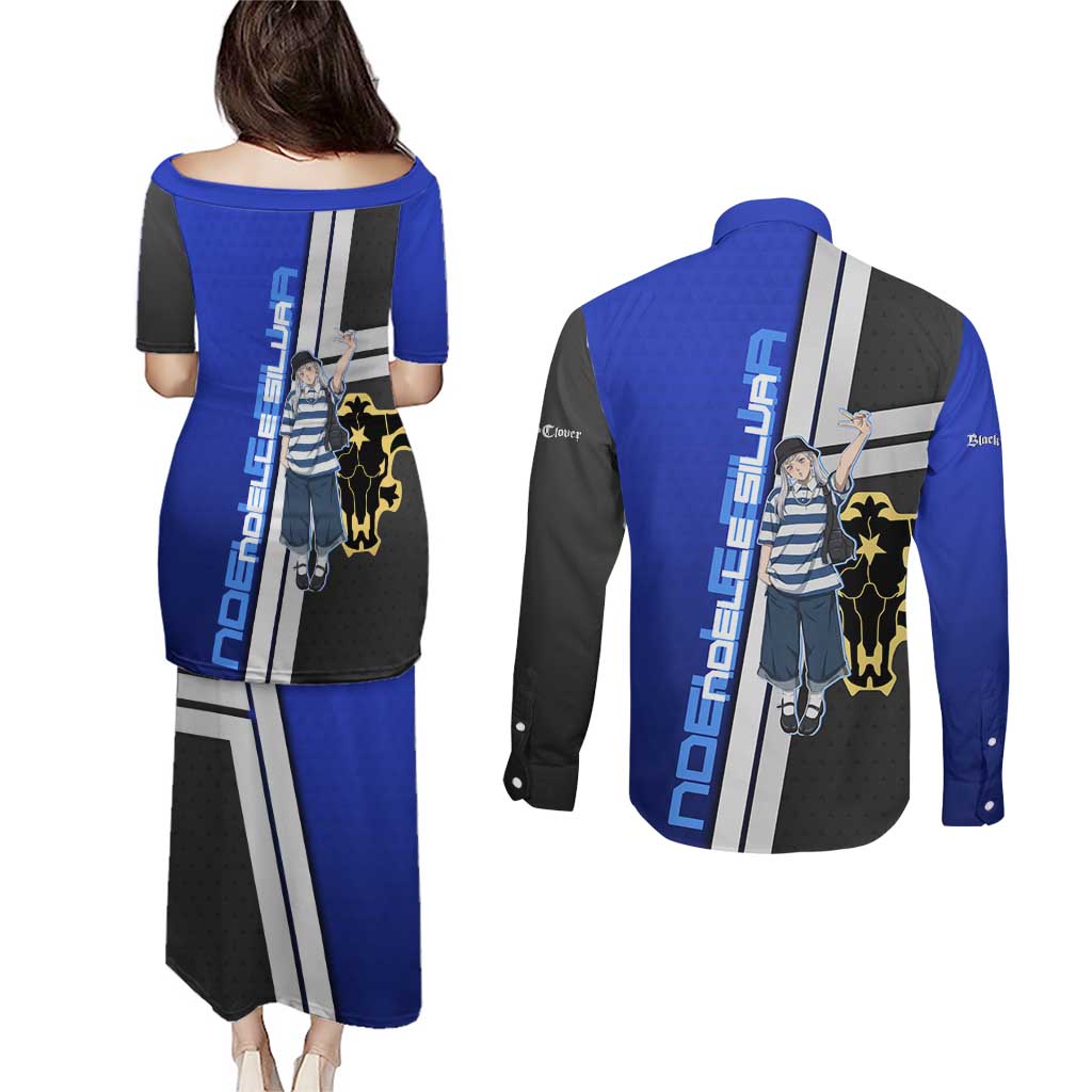 Black Clover Noelle Silva Couples Matching Puletasi and Long Sleeve Button Shirt Urban Streetwear Anime Style