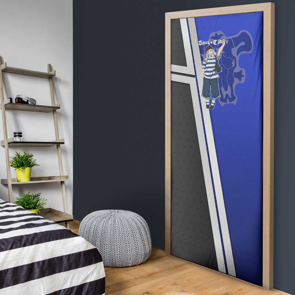 Black Clover Noelle Silva Door Cover Urban Streetwear Anime Style