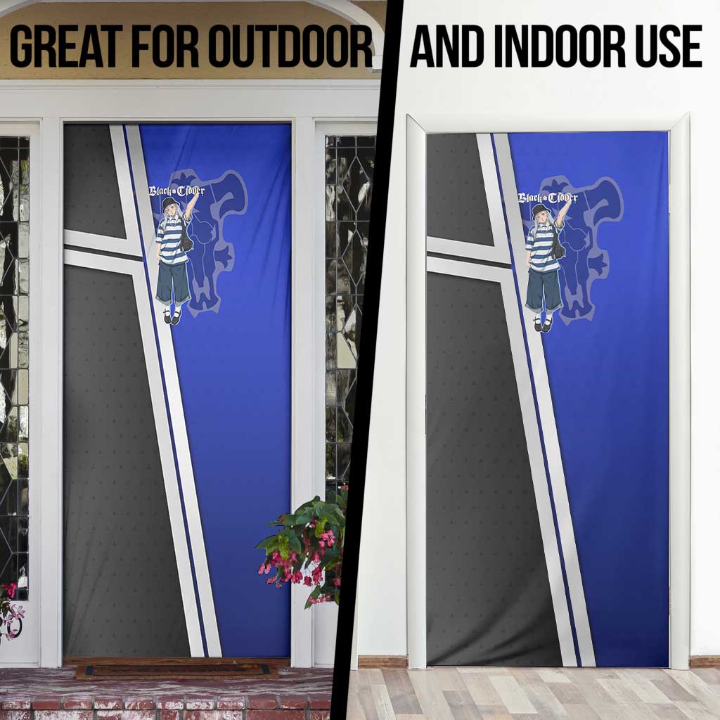 Black Clover Noelle Silva Door Cover Urban Streetwear Anime Style