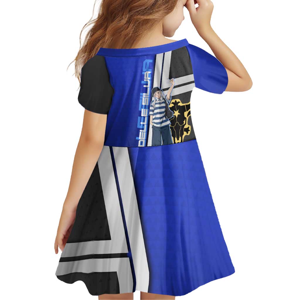 Black Clover Noelle Silva Family Matching Long Sleeve Bodycon Dress and Hawaiian Shirt Urban Streetwear Anime Style