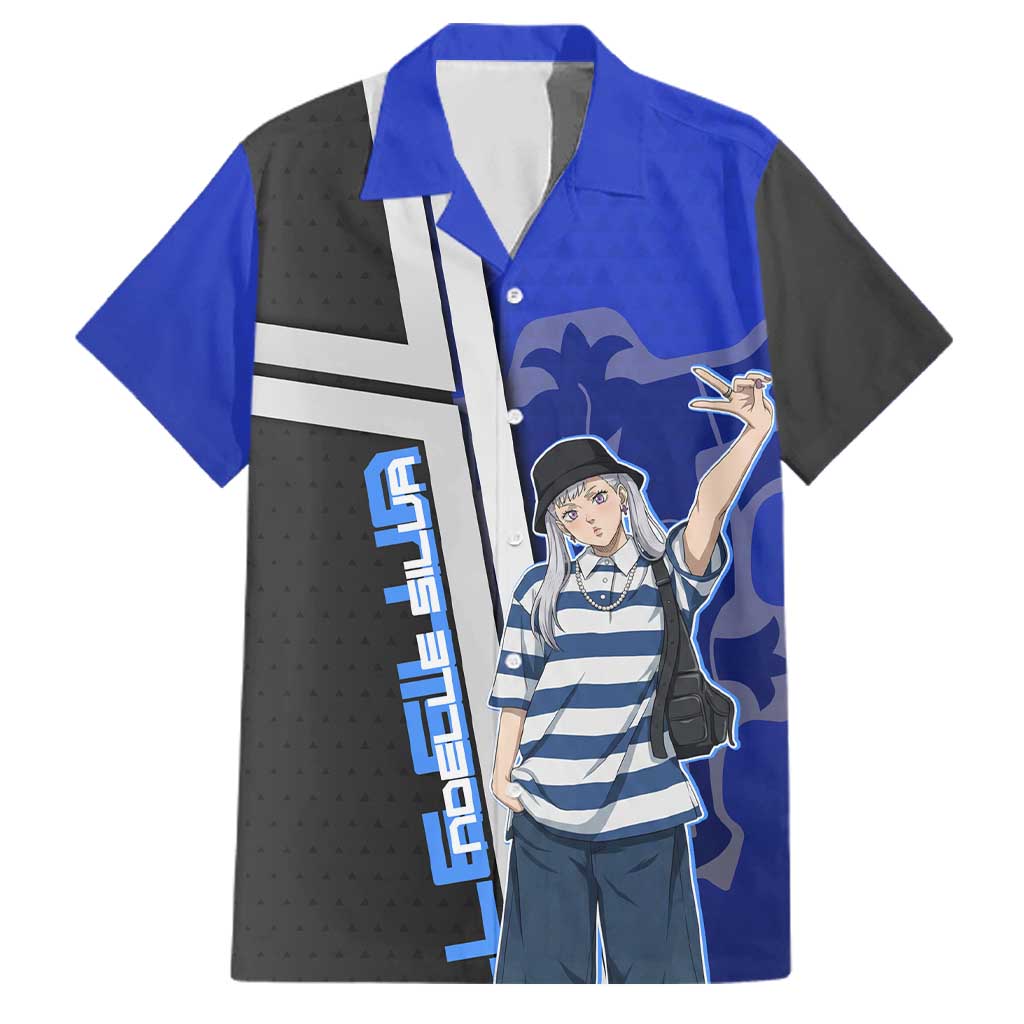 Black Clover Noelle Silva Family Matching Summer Maxi Dress and Hawaiian Shirt Urban Streetwear Anime Style