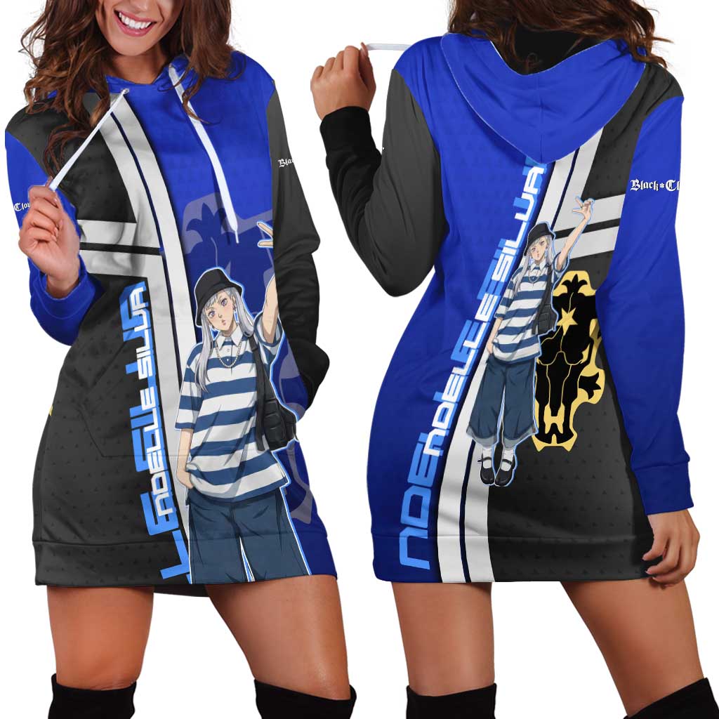Black Clover Noelle Silva Hoodie Dress Urban Streetwear Anime Style