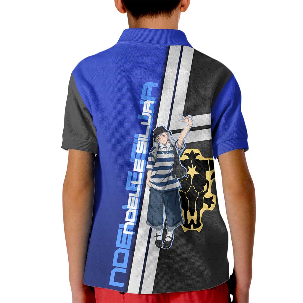Black Clover Noelle Silva Kid Polo Shirt Urban Streetwear Anime Style