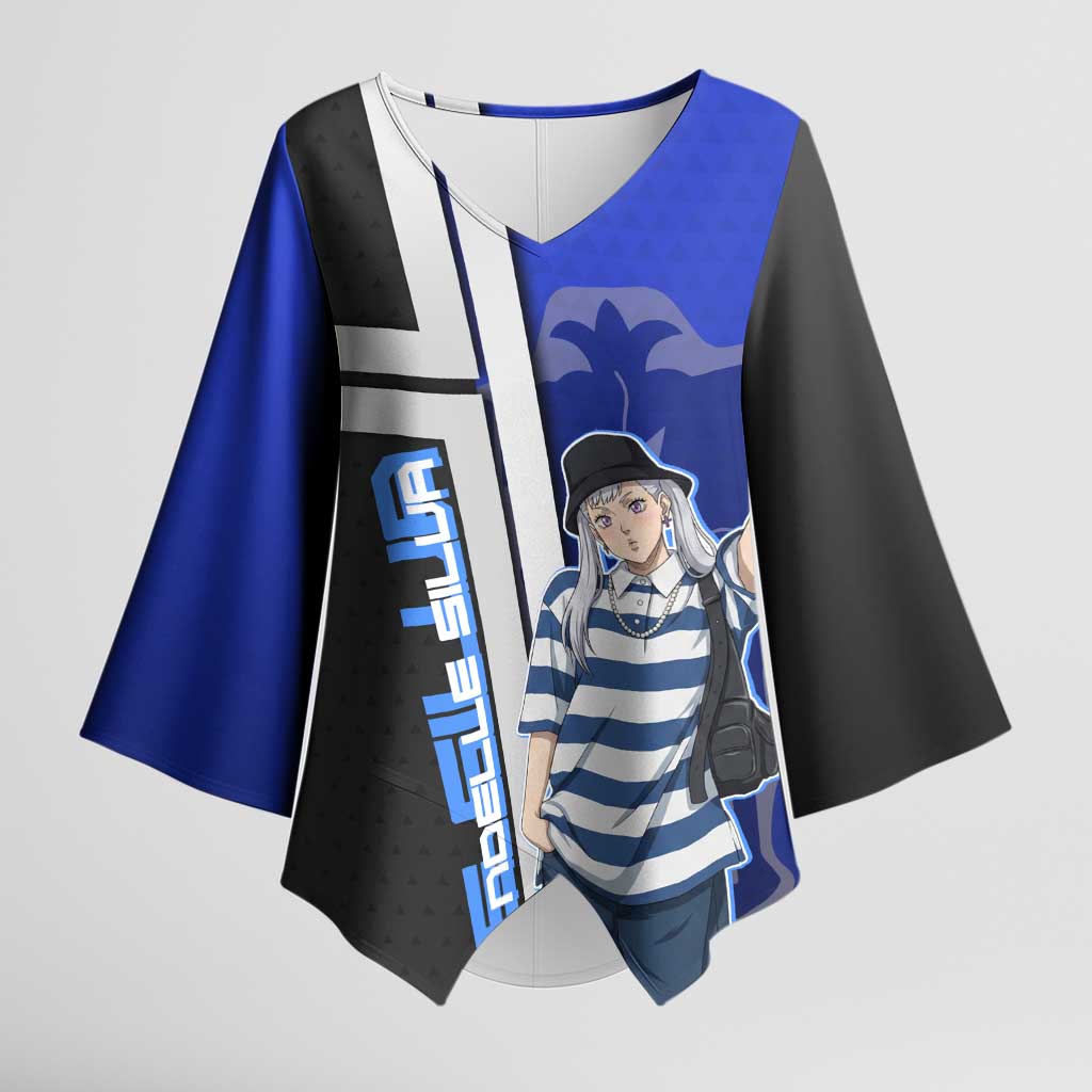 Black Clover Noelle Silva Kimono Sleeve Blouse Urban Streetwear Anime Style