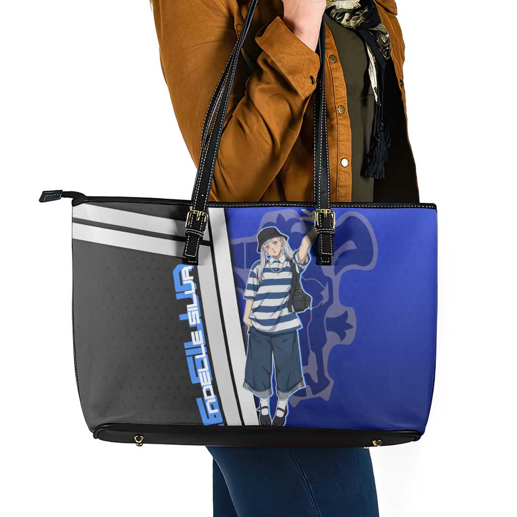 Black Clover Noelle Silva Leather Tote Bag Urban Streetwear Anime Style