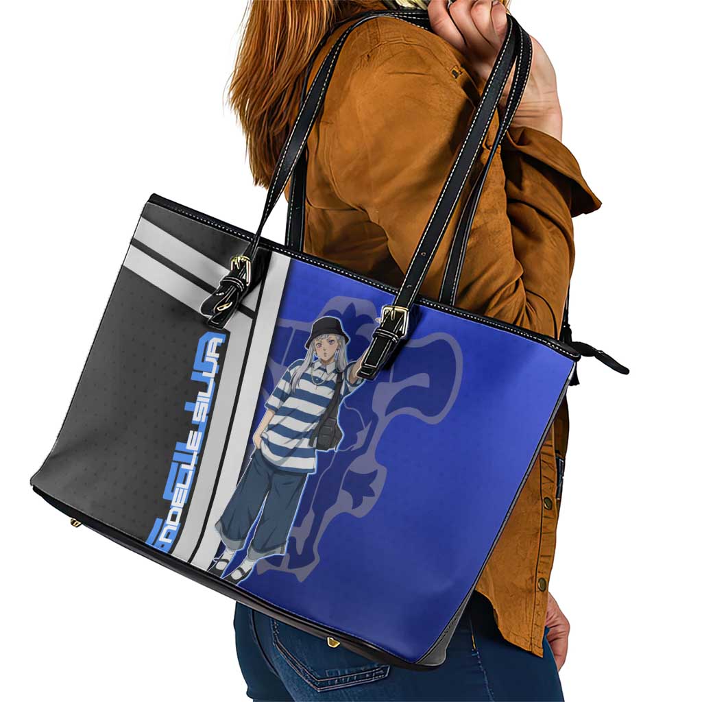 Black Clover Noelle Silva Leather Tote Bag Urban Streetwear Anime Style