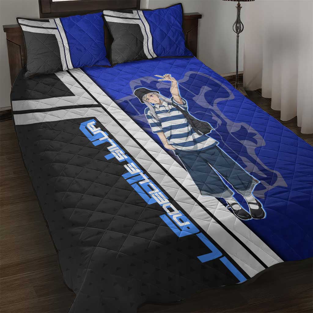 Black Clover Noelle Silva Quilt Bed Set Urban Streetwear Anime Style