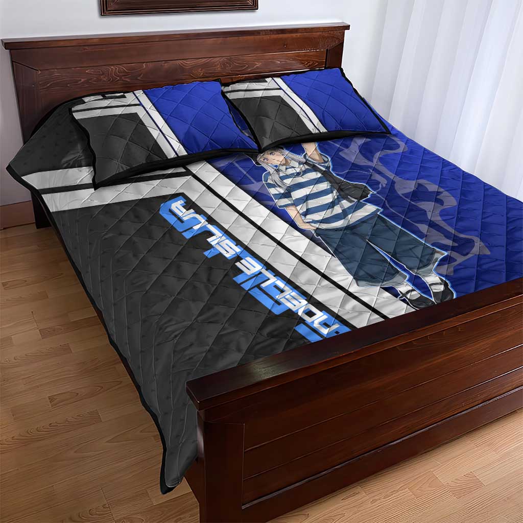 Black Clover Noelle Silva Quilt Bed Set Urban Streetwear Anime Style