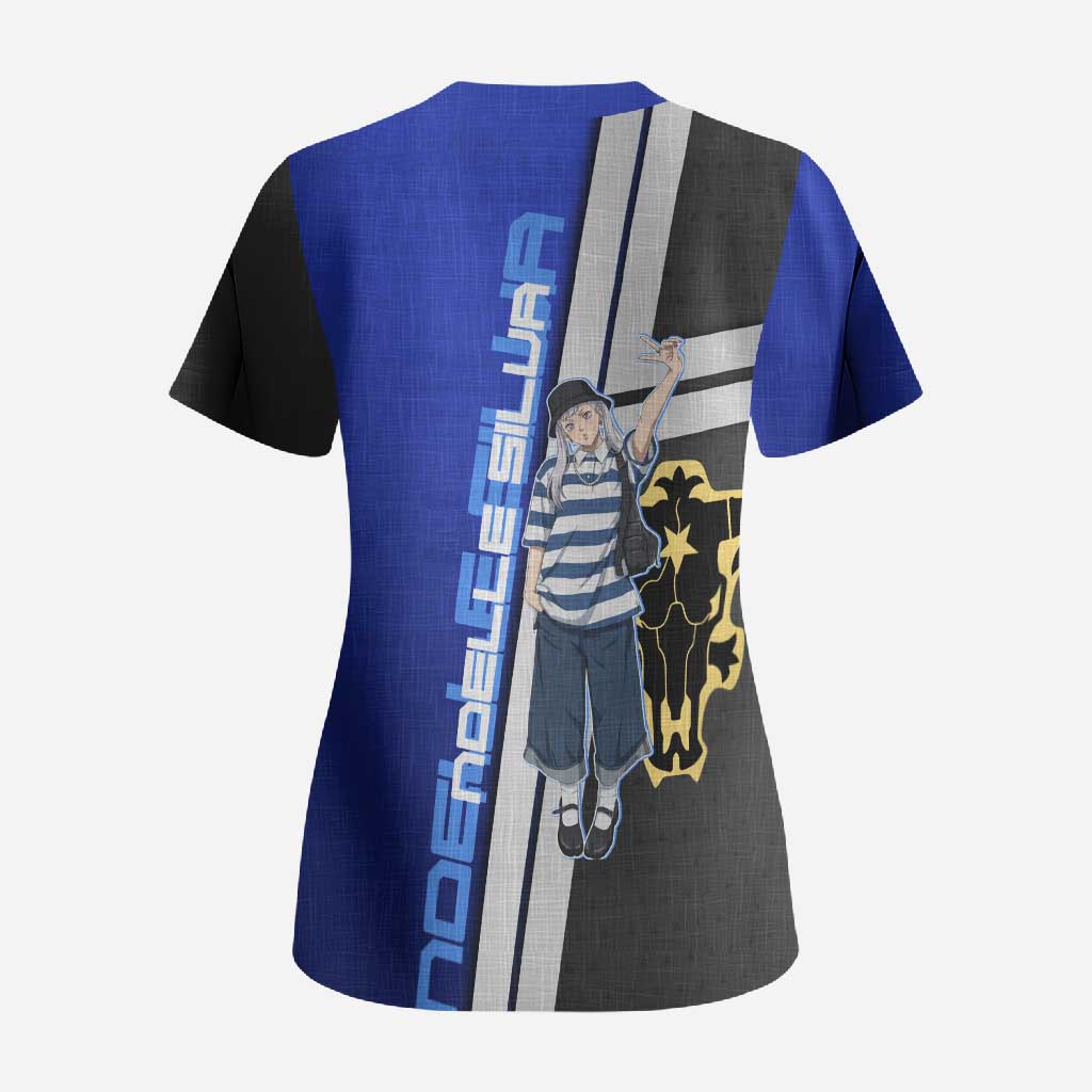 Black Clover Noelle Silva Scrub Top Urban Streetwear Anime Style