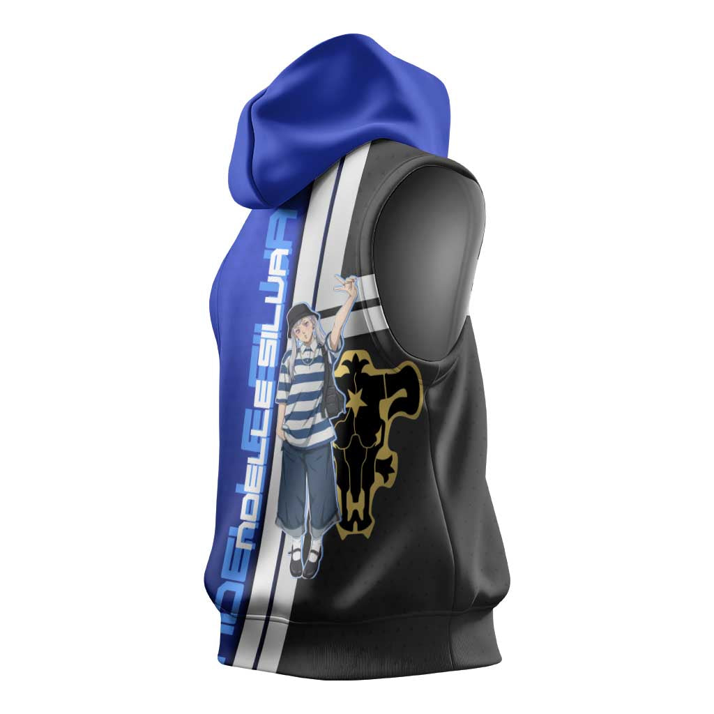 Black Clover Noelle Silva Sleeveless Hoodie Urban Streetwear Anime Style