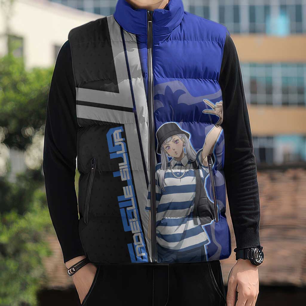 Black Clover Noelle Silva Sleeveless Puffer Jacket Urban Streetwear Anime Style