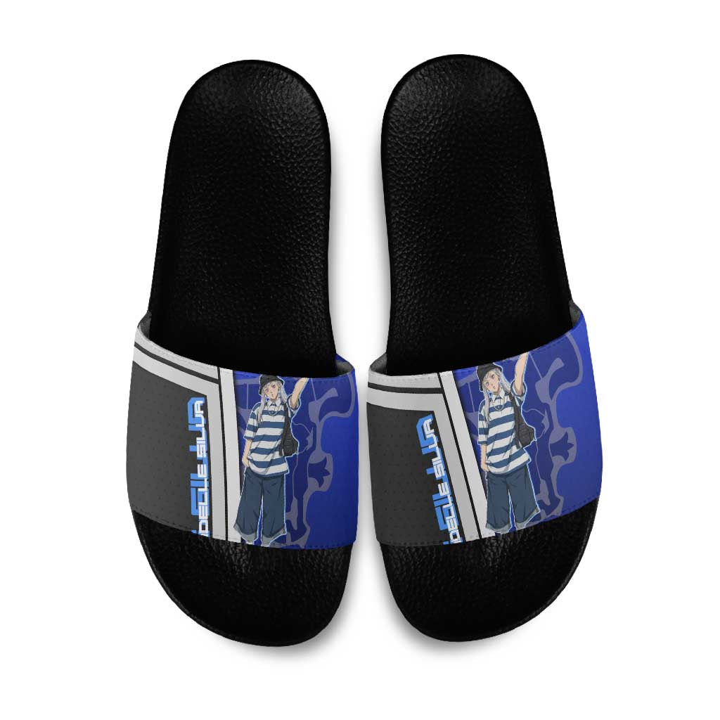 Black Clover Noelle Silva Slide Sandals Urban Streetwear Anime Style