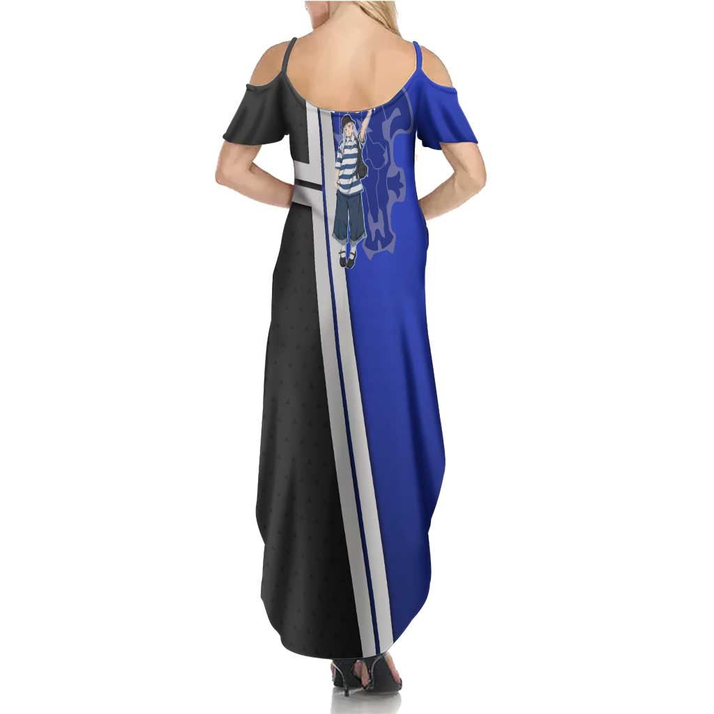 Black Clover Noelle Silva Summer Maxi Dress Urban Streetwear Anime Style