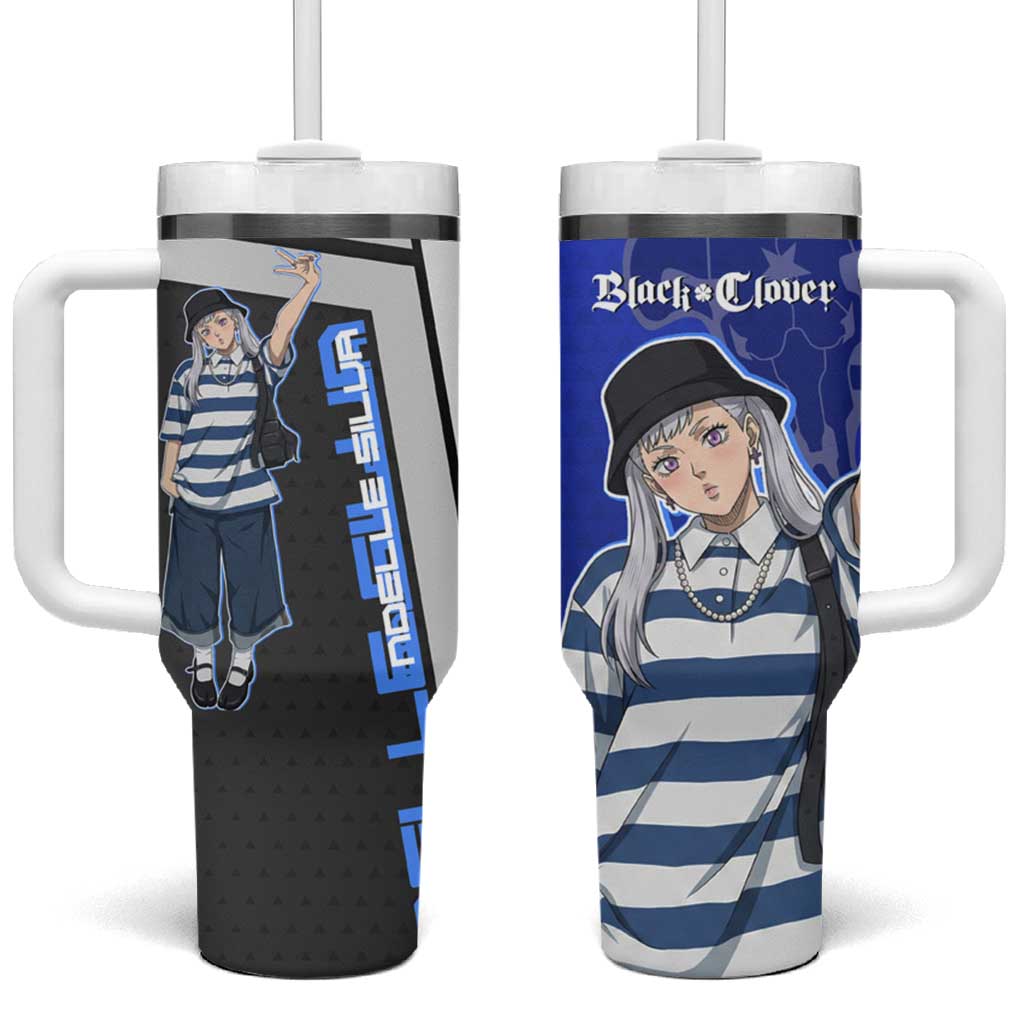 Black Clover Noelle Silva Tumbler With Handle Urban Streetwear Anime Style