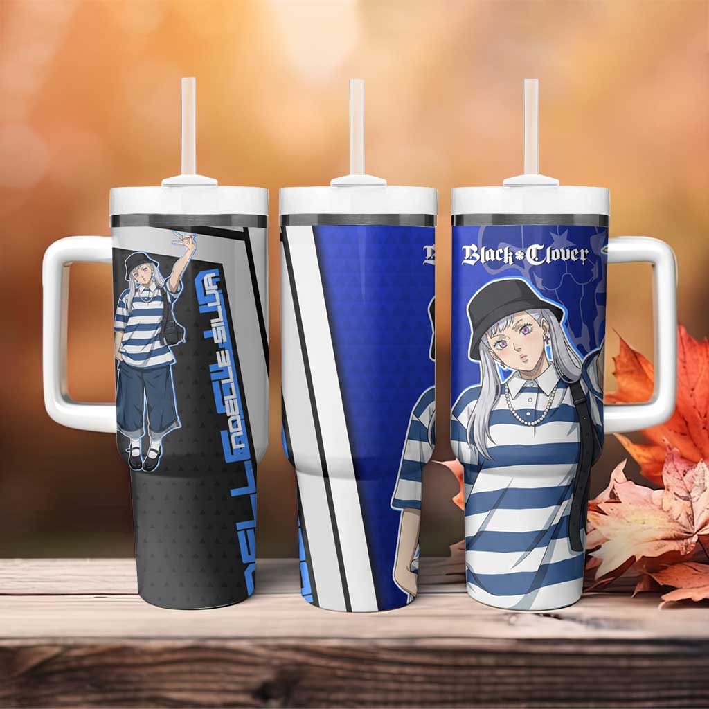 Black Clover Noelle Silva Tumbler With Handle Urban Streetwear Anime Style