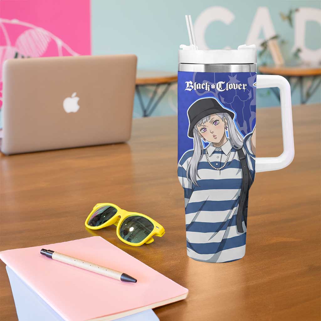 Black Clover Noelle Silva Tumbler With Handle Urban Streetwear Anime Style