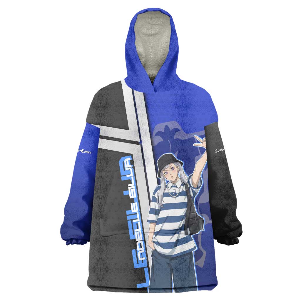 Black Clover Noelle Silva Wearable Blanket Hoodie Urban Streetwear Anime Style
