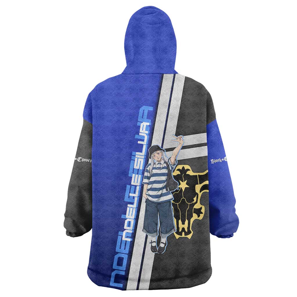 Black Clover Noelle Silva Wearable Blanket Hoodie Urban Streetwear Anime Style